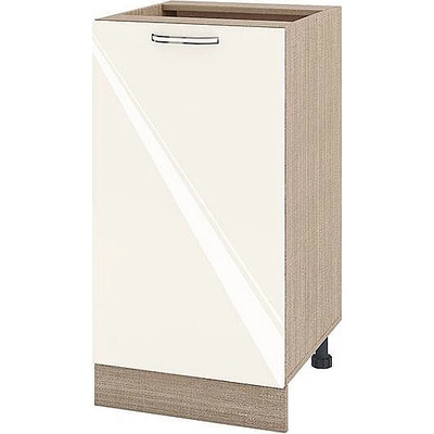 ИРИМ Долен кухненски шкаф Сити МФ-Крийм гланц-11-28 45 см