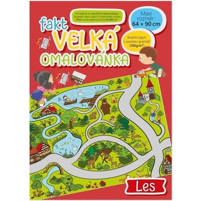 Fakt velká omalovánka Les – Zboží Dáma
