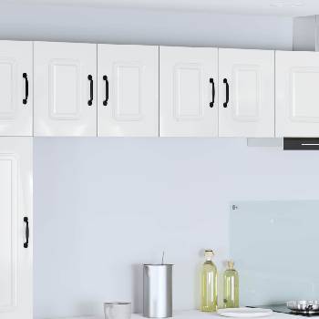 vidaXL Панел за миялна машина Kalmar 2 pcs Лъскаво бяло (884563)