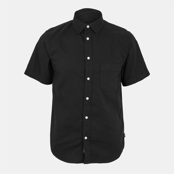 Vans Unisex Solid Short-Sleeve Shirt - Black
