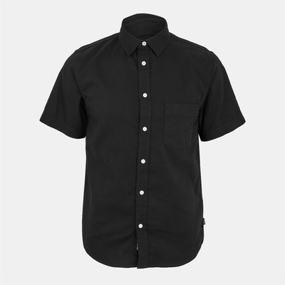 Vans Unisex Solid Short-Sleeve Shirt - Black