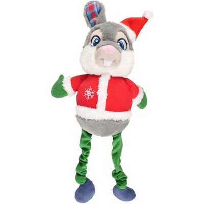 Flamingo Vánočný králík plyšový pre psov 51 cm