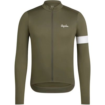 Rapha Men's Core Thermal Long Sleeve Kalamata/White Alyssum