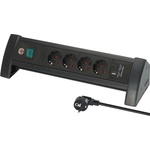 brennenstuhl Разклонител Brennenstuhl - Premium Office-line, 4 гнезда, USB-C & USB-A, 1.8 m, черен (1156250544)