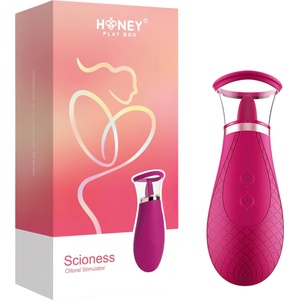 Honey Play Box Box Scioness - вибратор за клитор със засмукване и облизване - розов