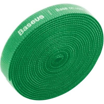 Лента за организиране на кабели Baseus Rainbow Circle Velcro Strap, 300Cm, велкро, зелена (ACMGT-F06 / 47164)