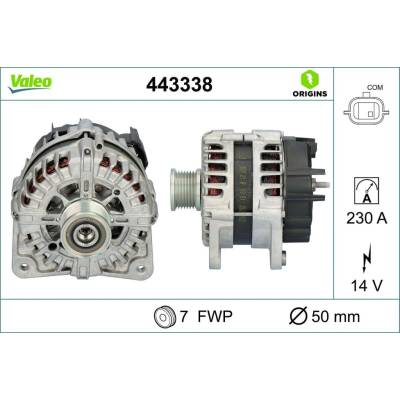 Alternátor VALEO 443338