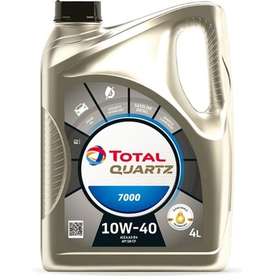 Моторно Масло total quartz 7000 10w-40 4l