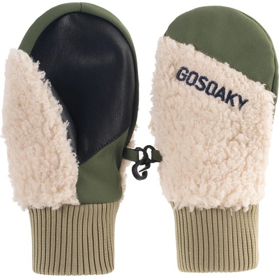 GOSOAKY Детски ръкавици GOSOAKY Kid's Donkey Work Gloves - Bronze Green / Teddy - размер 128/140 (EU) (202-8369-0114)