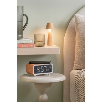 Karlsson Будилник с индуктивно зарядно Karlsson Chunky 11 x 8, 5 cm (KA6054YE)