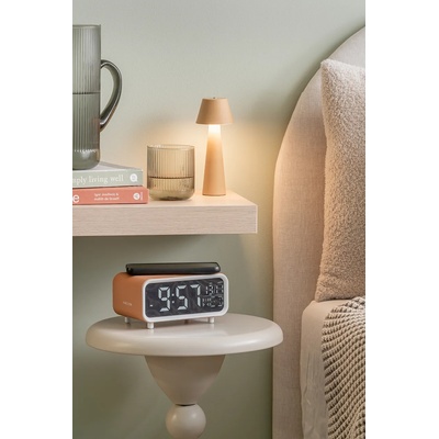 Karlsson Будилник с индуктивно зарядно Karlsson Chunky 11 x 8, 5 cm (KA6054YE)