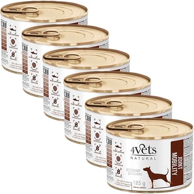 4Vets NATURAL Veterinary Exclusive JOINT MOBILITY 6 x 185 г