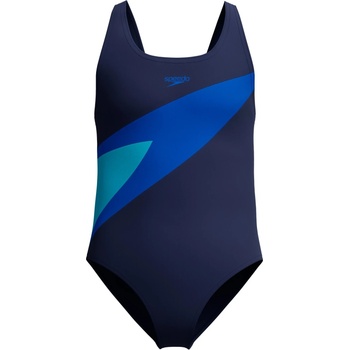 Speedo Детски бански костюм Speedo Kid's Hyperboom Butterfly Back One Piece Swimsuit - Peacoat/Deep Sapphire - размер 152 (EU) (750-2734-0215)