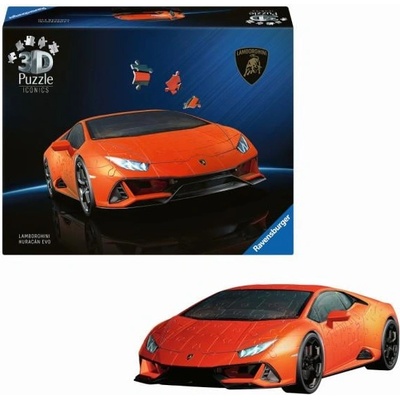 Ravensburger Iconics: Lamborghini Huracán Evo оранжево