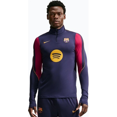 Nike FC Barcelona Strike Soccer Drill Top blackened blue/mineral yellow