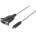 Manhattan USB-C USB Cable - RS-232 0.45 m Transparent (151283)
