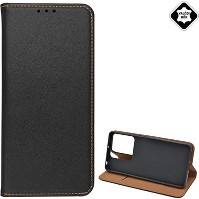 Gigapack Redmi Note 13 5G GIGAPACK Tok стоящ, от естествена кожа FLIP, калъф за настолен компютър, BLACK GP-154019 (GP-154019)