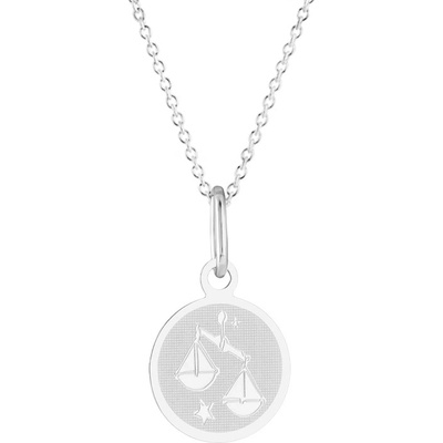 Gemmax Řetízek se znamením Váhy z bílého zlata GUSWN-38841-25841