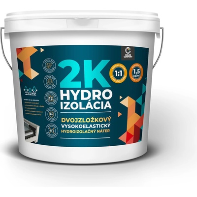 Dvojzložková hydroizolácia 2K pod keramické obklady a dlažby 6 kg