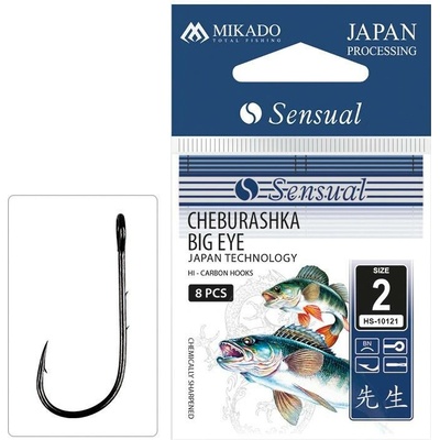 Mikado Sensual Cheburashka Big Eye BN černý nikl vel.10 10 ks