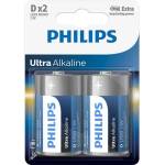 Philips LR20E2B/10 ELEM ULTRA ALKALI D 2-BLISTER (LR20E2B/10)