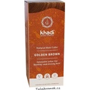 Barvy na vlasy Khadi rostlinná barva na vlasy Henna ZLATÁ HNĚDÁ 100 g