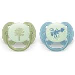 Philips Avent Pacifier Ultra Soft NightTime SCF094/05, 18+ м. , 2 броя (SCF094/05)