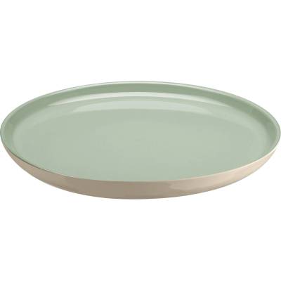 Emile henry (Франция) Керамична чиния emile henry dinner plate основна - цвят мента с екрю (eh 8928-v7)