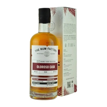 The Rum Factory Double Cask Collection Oloroso 45% 0,7 l (holá láhev)