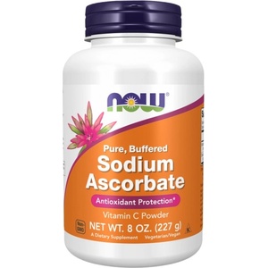 NOW Sodium Ascorbate Powder | Pure, Buffered Vitamin C [227 грама]