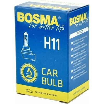 BOSMA Modrá LASER H4 P43t 12V 60/55W 3684