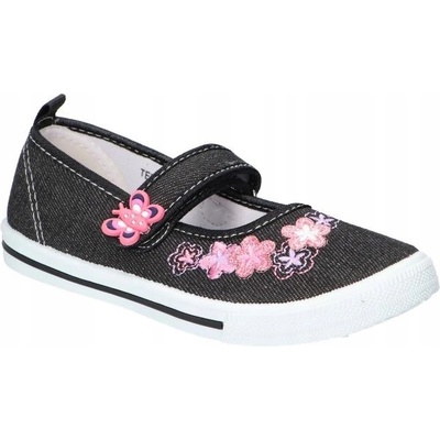 American Club ten119 balerínky dětské tenisky kožená vložka suchý zip