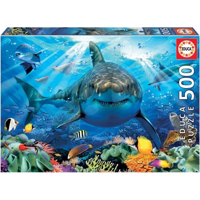 Educa Great White Shark 500 dielov + fix lepidlo