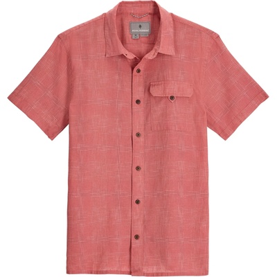 Royal Robbins Мъжка риза с копчета Royal Robbins Hempline Spaced S/S Shirt - Dusty Cedar - размер XL (033-2706-0514)