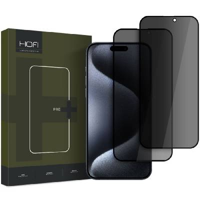 2 х Протектор със затъмняване за iPhone 16 Plus от Hofi Anti Spy Glass Pro+ 2-Pack - Privacy (5906302310876)