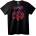 NOONEBRAND Тениска Червени Миньони - 2XL, Black