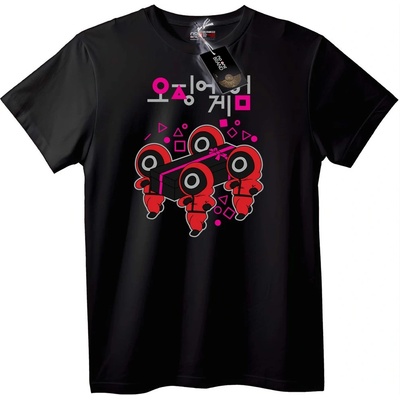 NOONEBRAND Тениска Червени Миньони - 2XL, Black
