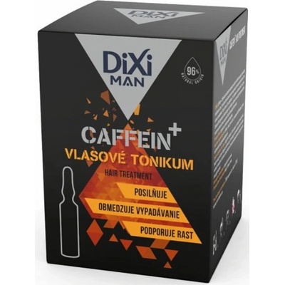 Dixi Caffein+ kofeínové tonikum na vlasy pre mužov 7 ampuliek x 10 ml