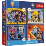 Trefl - Puzzle 4x88 Toy Story 5: Toy Time - 1 - 39 piese