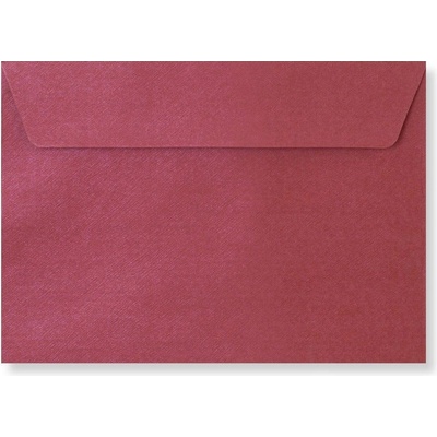 Envelopes Ltd. Barevná obálka C6 bordó texture ,balení 50 ks 471796