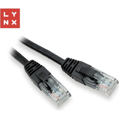 Lynx CS LX-UTP5E-020-BLACK UTP patch Cat5e PVC CCA 2m černý