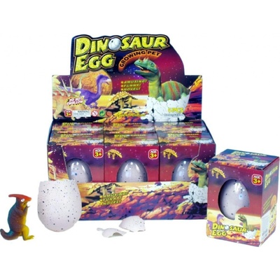 MIKRO 620423 Dinosaurus JUMBO líhnoucí rostoucí 11x8 cm v krabičce 6 ks
