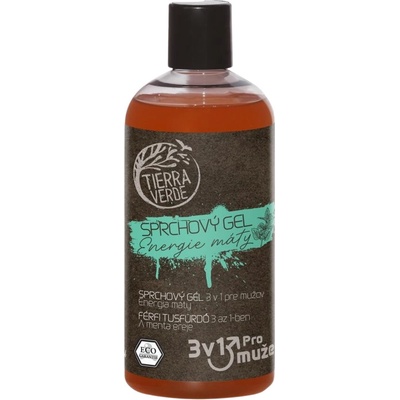 TIERRA VERDE sprchový gel 3 v 1 pro muže Energie máty 500 ml