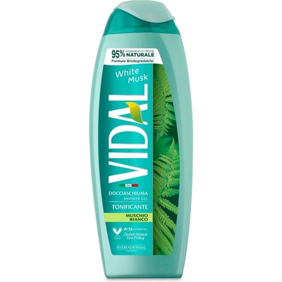 Vidal White musk tonizujúci sprchový gél 250 ml