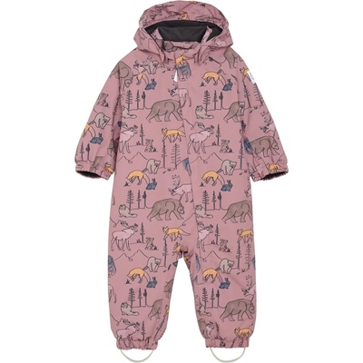 Color Kids Детска грейка Color Kids Baby's Coverall AOP Overall - Woodrose - размер 80 (EU) (702-4523-0412)