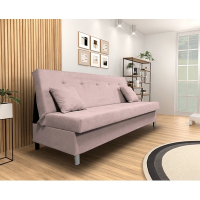 Разтегателен диван розов АЛАДА