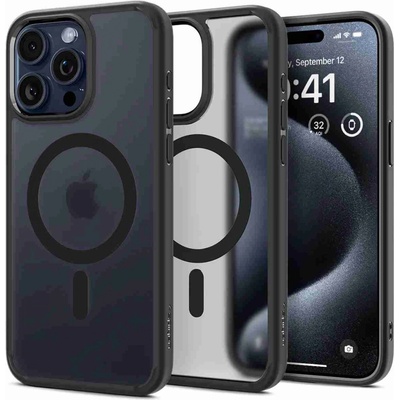 Spigen Ultra Hybrid MagSafe iPhone 15 PRO Frost čierne