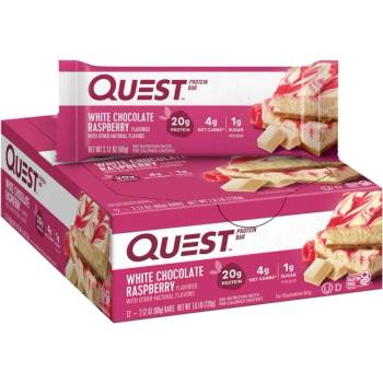 Quest Nutrition Quest Bar | Different Flavors [12 x 60 грама] Бял шоколад с малини
