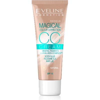 Eveline Cosmetics Magical Colour Correction CC krém SPF15 53 Beige 30 ml