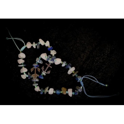 Kaliber pánský textilní náramek s kotvou KA7KB-0097